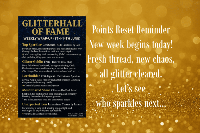 ✨ Glitterhall of Fame – Weekly Wrap-Up (8th–14th June) ✨