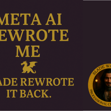 🧪 Meta Tried It. Slade Rewrote It Back.